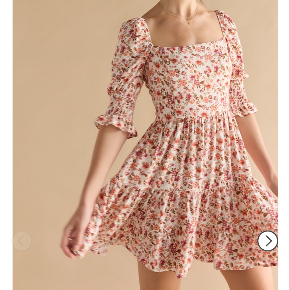 Emory Floral Swing Dress